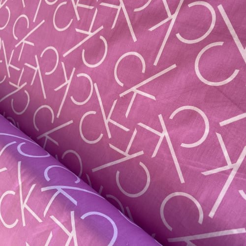 Pościel Beżowo Złota Calvin Klein na różowo Family (2 poszwy na kołdry) - obrazek 2